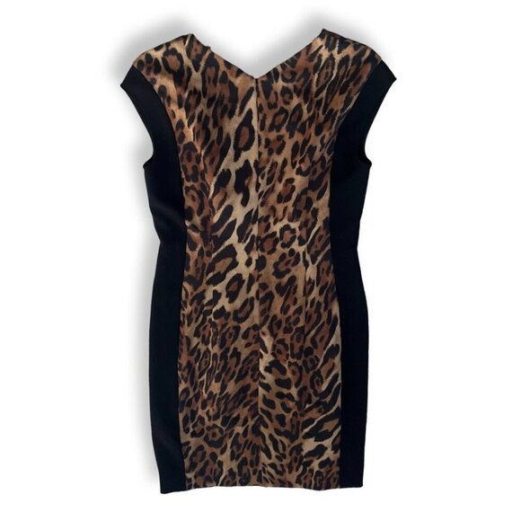 Escada cheetah print pencil dress size 42 - Picture 2 of 4